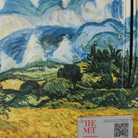 THE MET VAN GOGH WHEAT FIELD WITH CYPRESSES BACKPACK