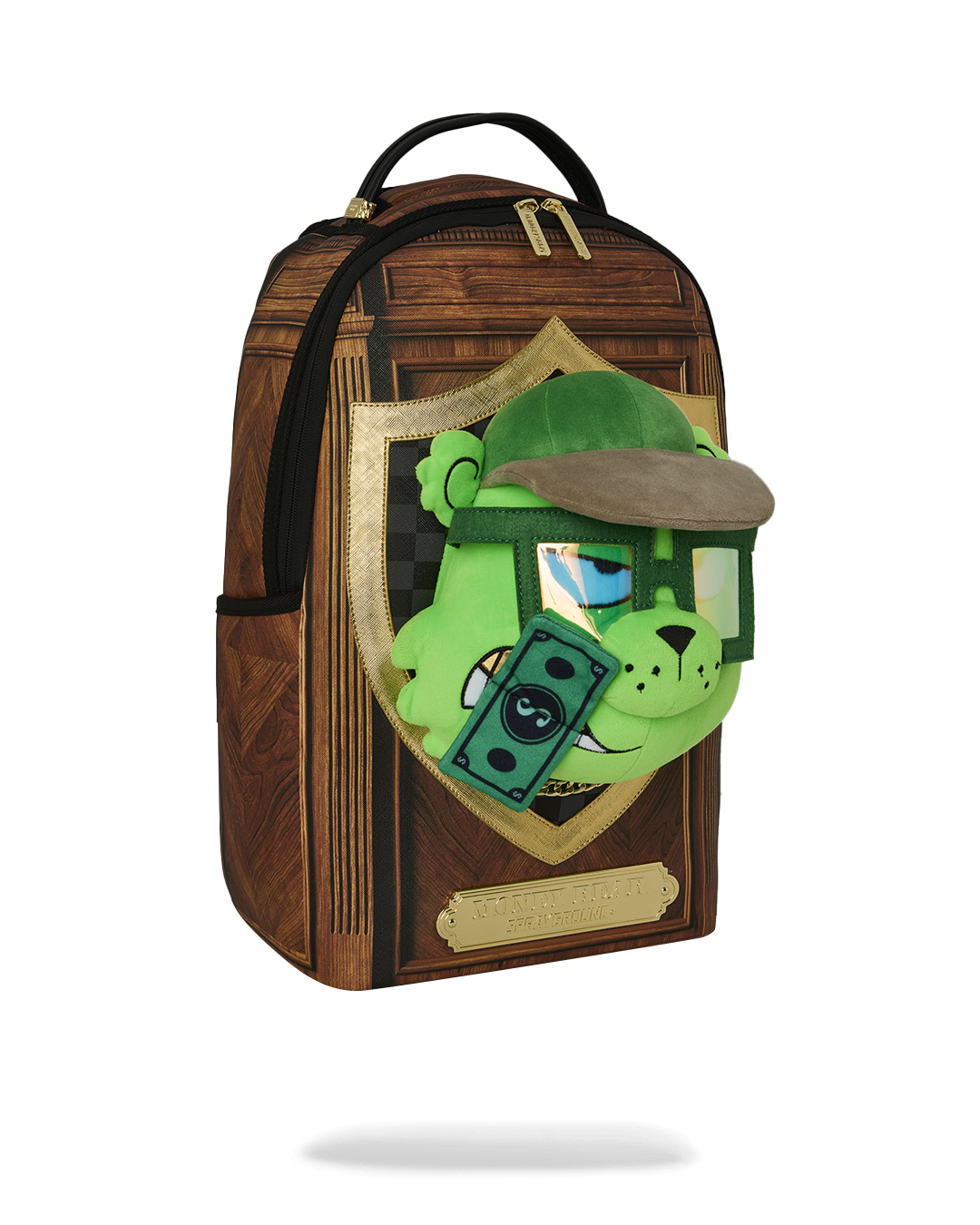 SPRAYGROUND® BACKPACK MOUNTED MONEYBEAR HEAD BACKPACK