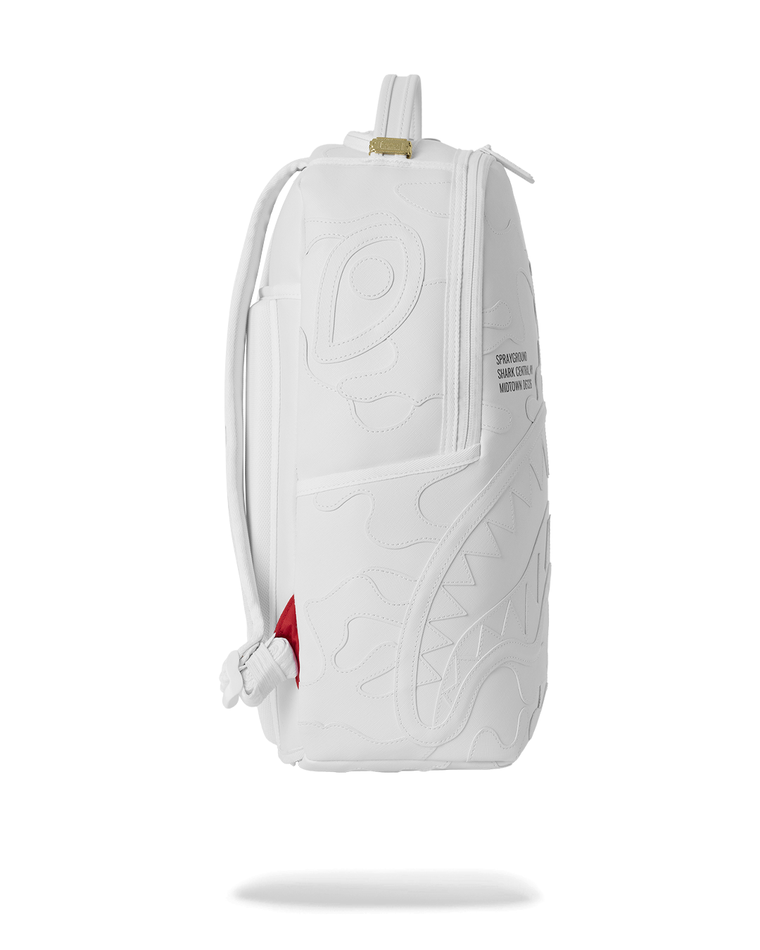 SPRAYGROUND® BACKPACK SHARK CENTRAL CAMO CUT SHARK WHITE BACKPACK