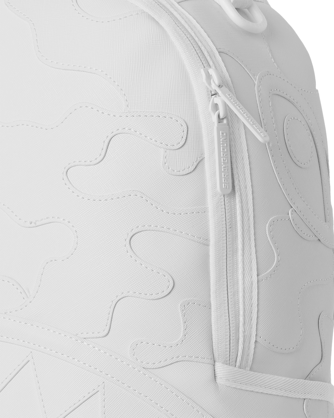 SPRAYGROUND® BACKPACK SHARK CENTRAL CAMO CUT SHARK WHITE BACKPACK