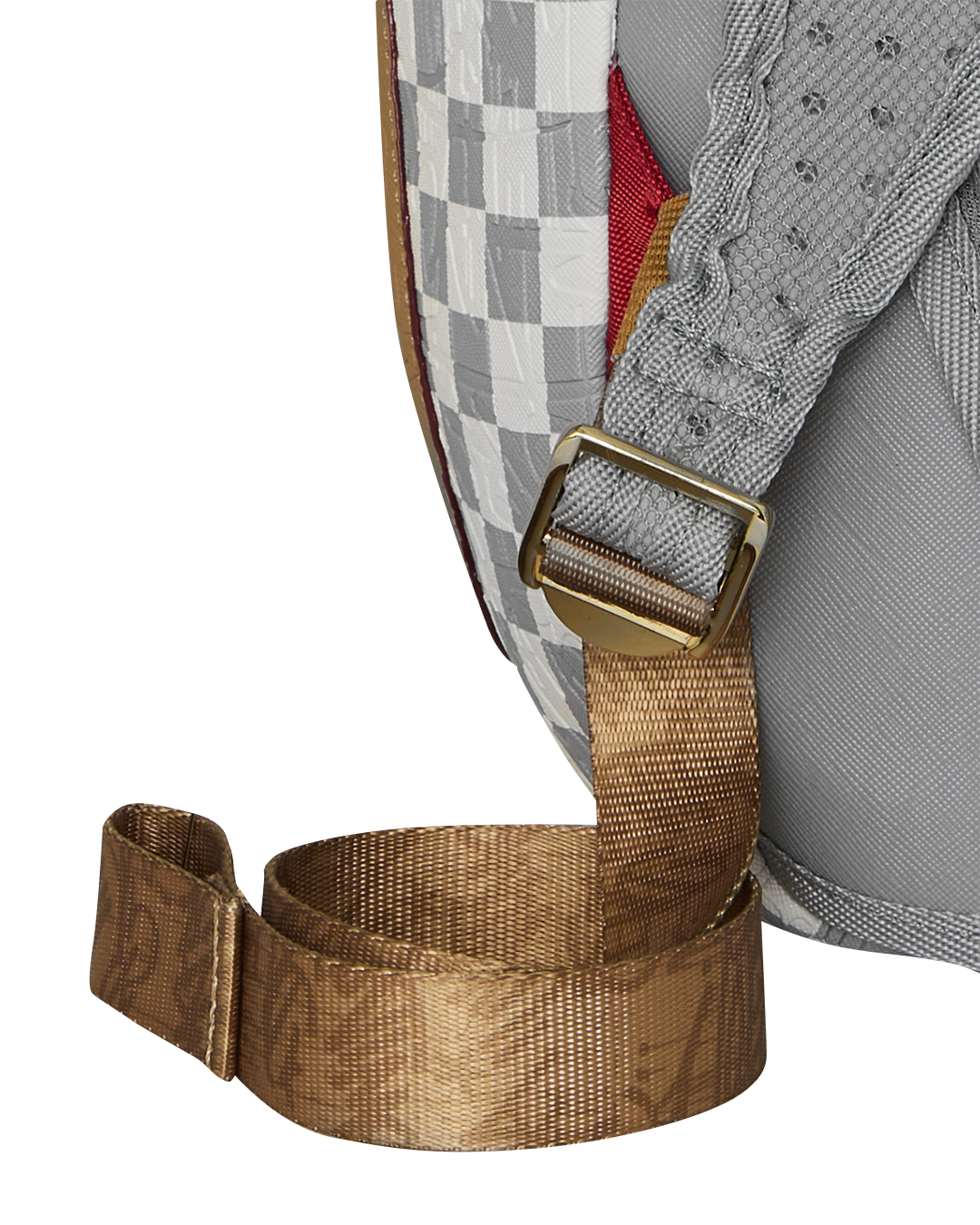 SPRAYGROUND® BACKPACK EMBOSSED CREAM CHECK BACKPACK