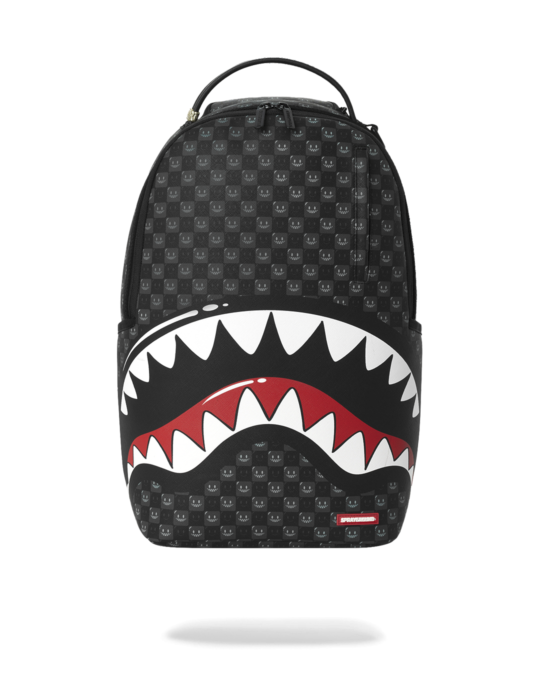SPRAYGROUND® BACKPACK SHARKS IN PARIS WTF BUBBLY BLACK CHECK BACKPACK