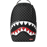 SPRAYGROUND® BACKPACK SHARKS IN PARIS WTF BUBBLY BLACK CHECK BACKPACK