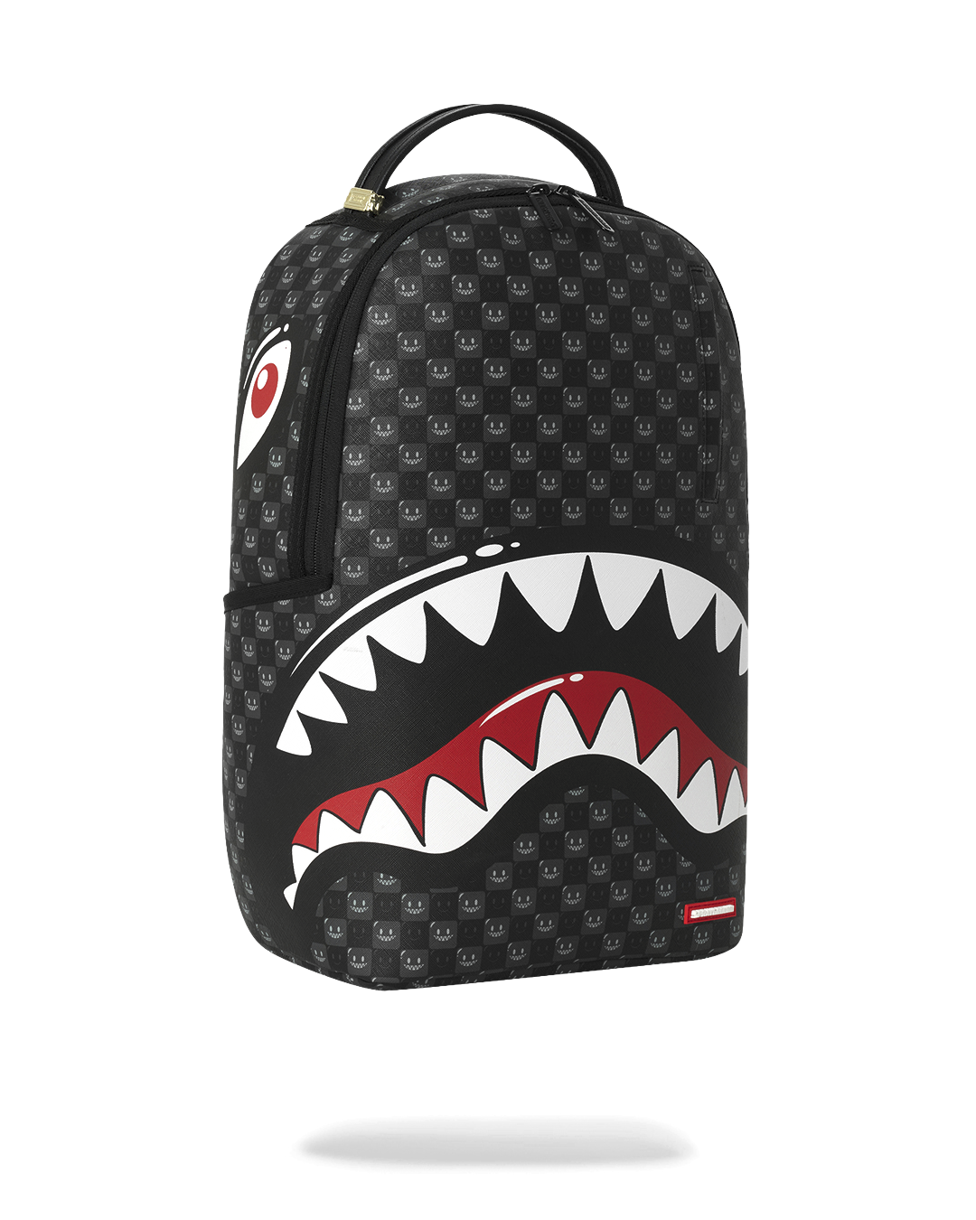 SPRAYGROUND® BACKPACK SHARKS IN PARIS WTF BUBBLY BLACK CHECK BACKPACK