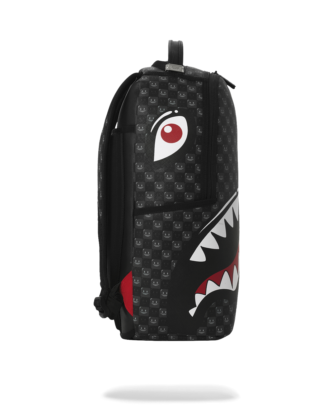 SPRAYGROUND® BACKPACK SHARKS IN PARIS WTF BUBBLY BLACK CHECK BACKPACK