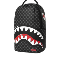 SPRAYGROUND® BACKPACK SHARKS IN PARIS WTF BUBBLY BLACK CHECK BACKPACK