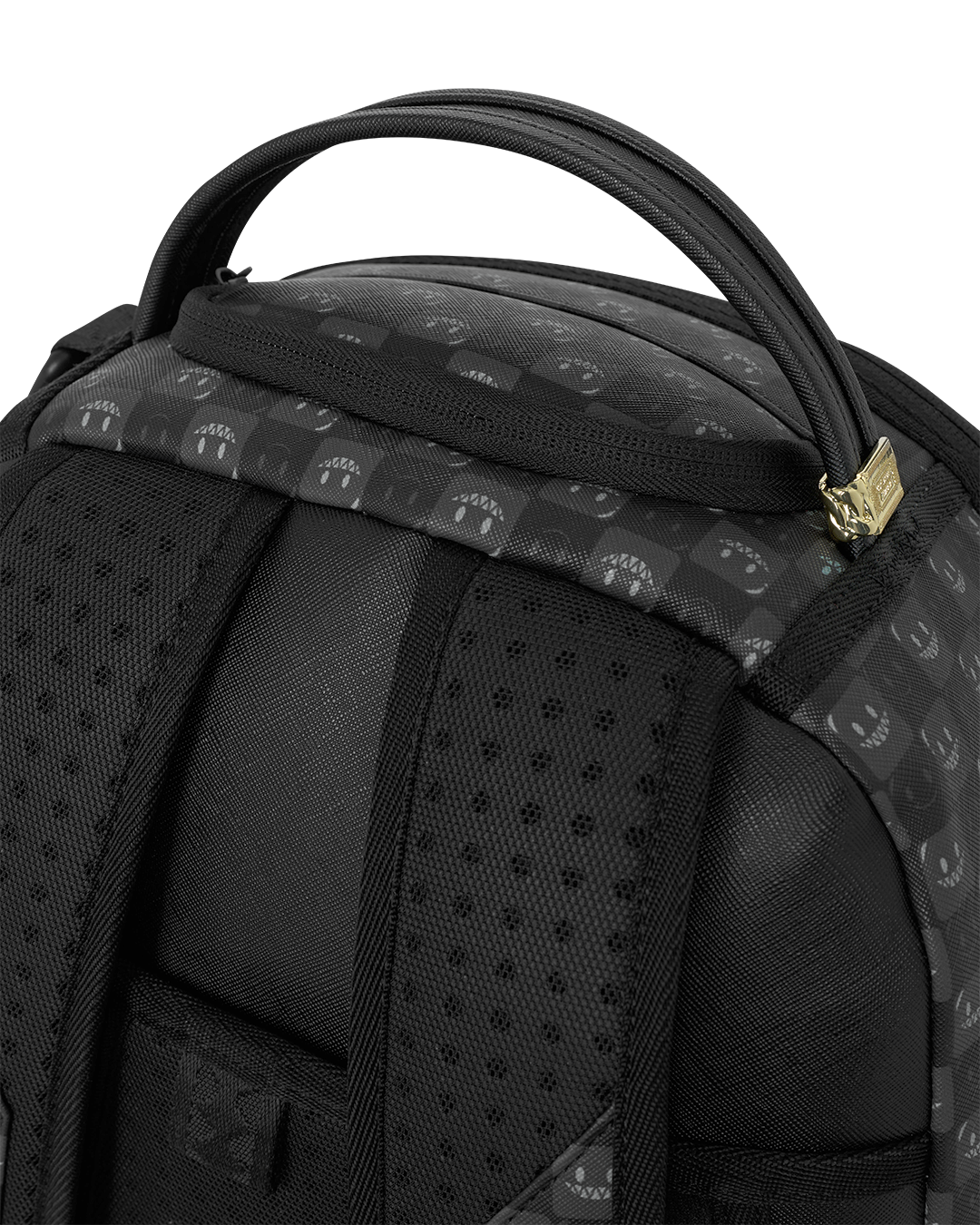 SPRAYGROUND® BACKPACK SHARKS IN PARIS WTF BUBBLY BLACK CHECK BACKPACK