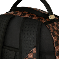SPRAYGROUNDÂ® BACKPACK SHARKS IN PARIS WTF BUBBLE BROWN CHECK BACKPACK