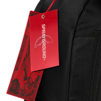 SPRAYGROUND® BACKPACK SHARK CENTRAL GOLD LETTERING BACKPACK
