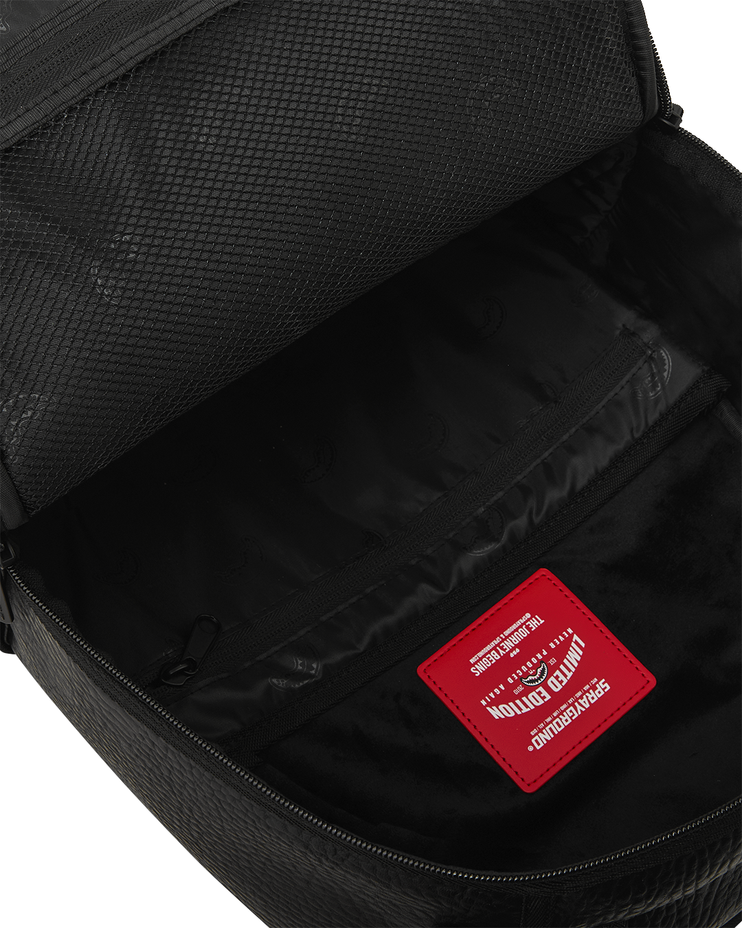 SPRAYGROUND® BACKPACK SLEEK BLACK EMBLEM BACKPACK