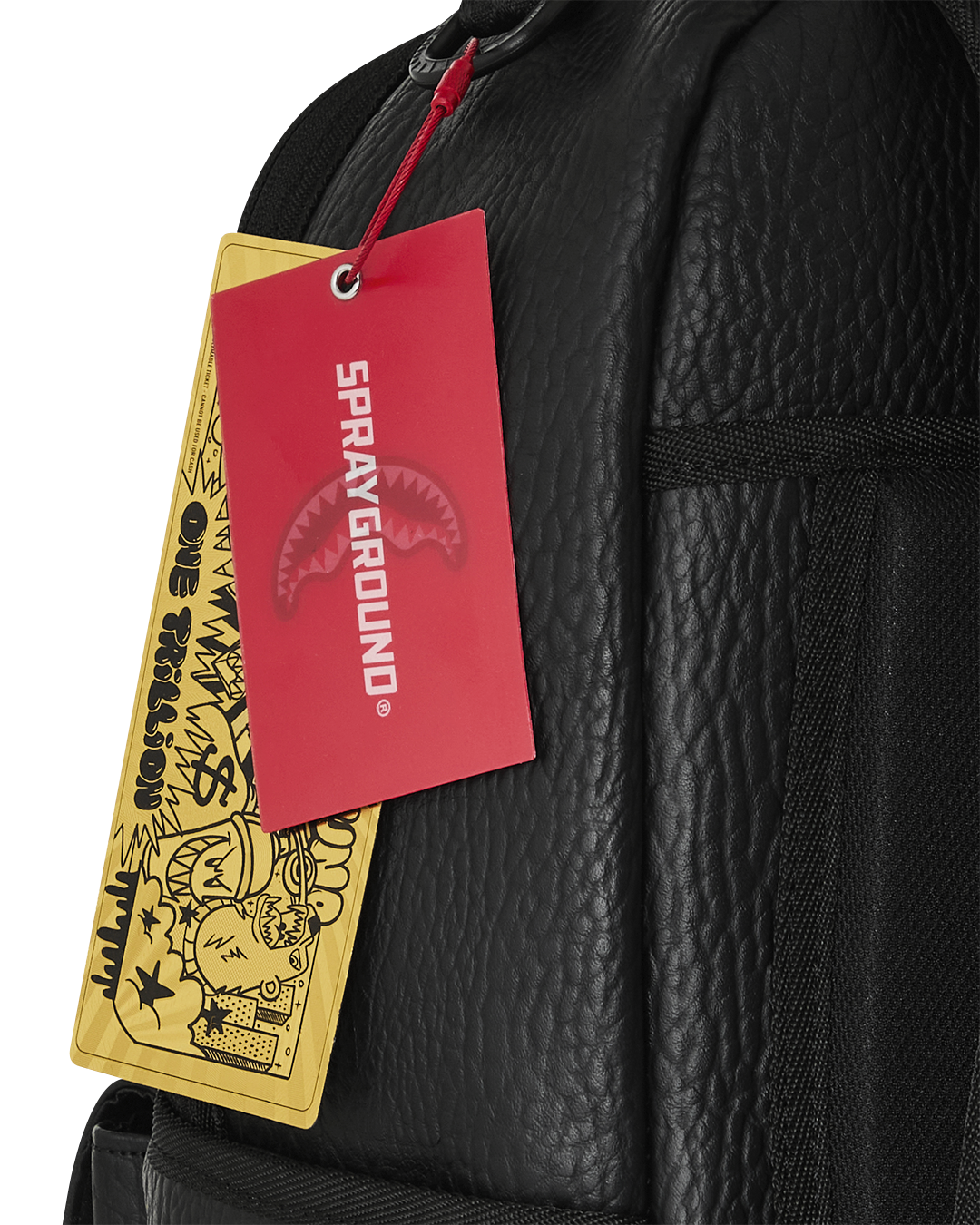 SPRAYGROUND® BACKPACK SLEEK BLACK EMBLEM BACKPACK