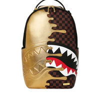SPRAYGROUNDÂ® BACKPACK SHARKS IN PARIS GOLD DRIP BACKPACK