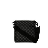 SPRAYGROUND® SLING SHARKS IN PARIS WTF BUBBLY BLACK CHECK MESSENGER SLING