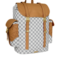 SPRAYGROUND® BACKPACK EMBOSSED CREAM CHECK MONTE CARLO