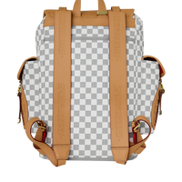SPRAYGROUND® BACKPACK EMBOSSED CREAM CHECK MONTE CARLO