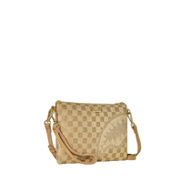 SPRAYGROUND® POUCHETTE 2 TONE GOLD TRINITY CROSSOVER CLUTCH