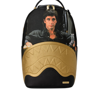 SPRAYGROUND® BACKPACK SCARFACE GOLD EMBOSSED BACKPACK