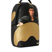 SPRAYGROUND® BACKPACK SCARFACE GOLD EMBOSSED BACKPACK