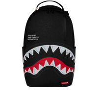 SPRAYGROUND® BACKPACK SHARK CENTRAL BLACK EMBROIDERED SHARK BACKPACK