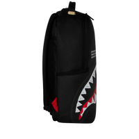 SPRAYGROUND® BACKPACK SHARK CENTRAL BLACK EMBROIDERED SHARK BACKPACK
