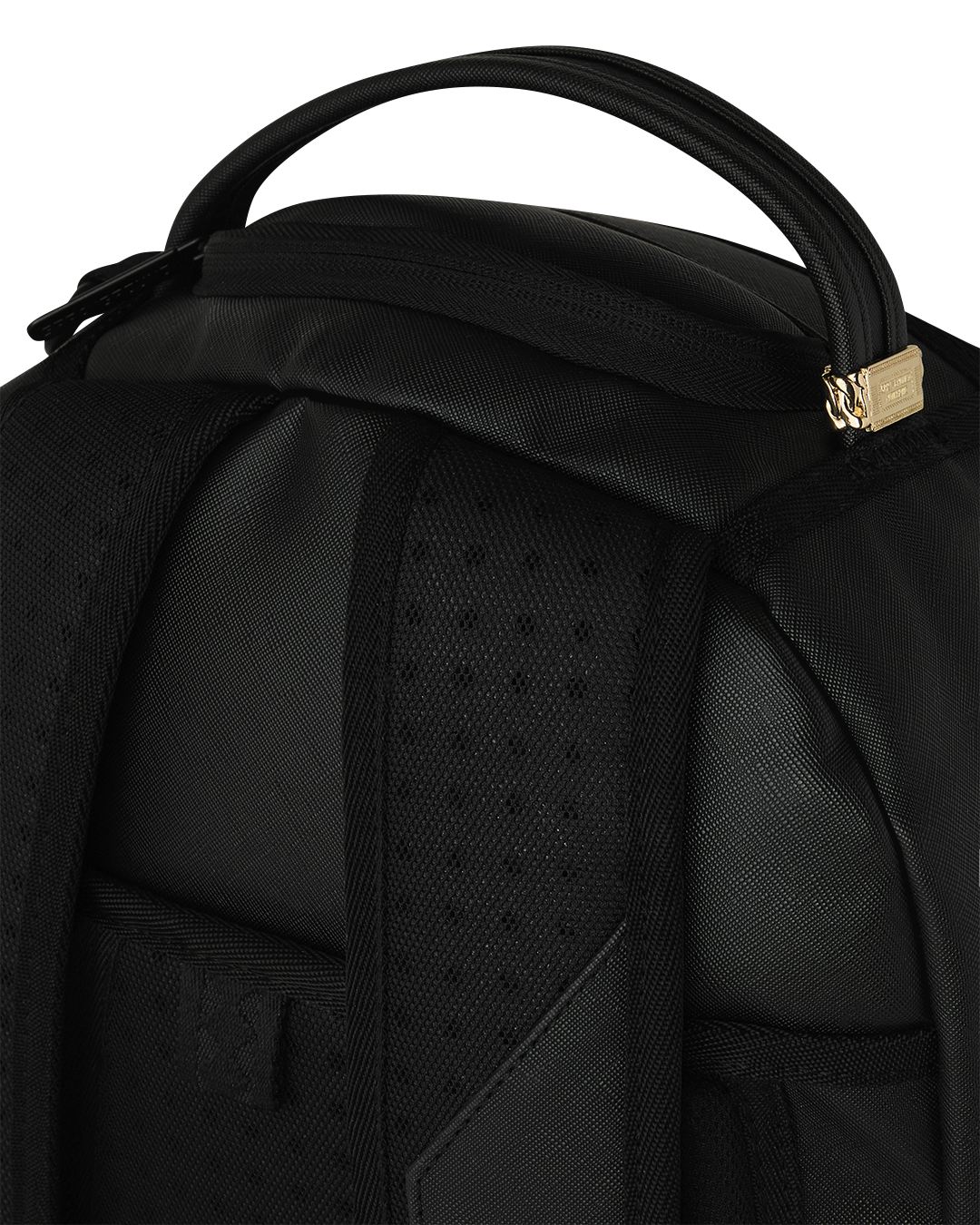 SPRAYGROUND® BACKPACK SHARK CENTRAL BLACK EMBROIDERED SHARK BACKPACK