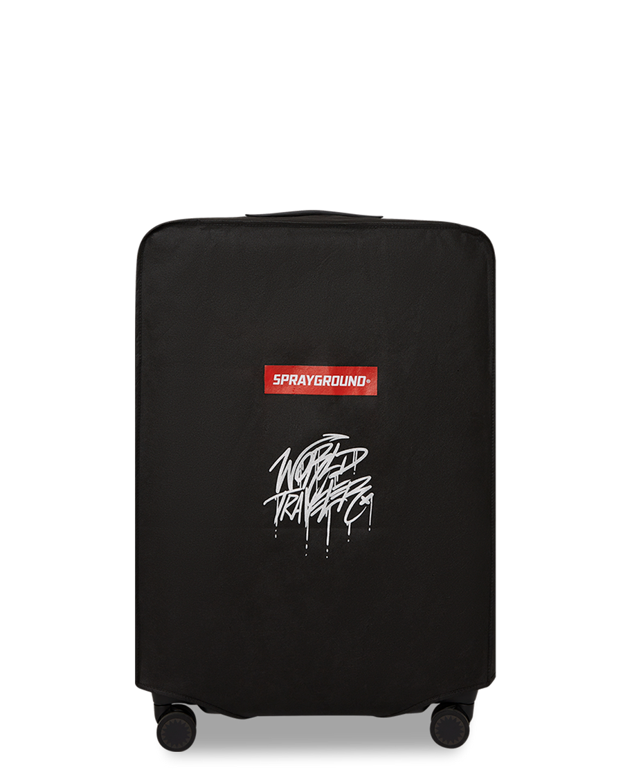 DOSE OF CHECK GUNMETAL TRIM SHARKNAUTICS HARDSHELL FULL-SIZE LUGGAGE