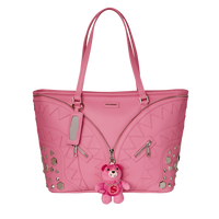 ZIPPER PINK PUNK TOTE