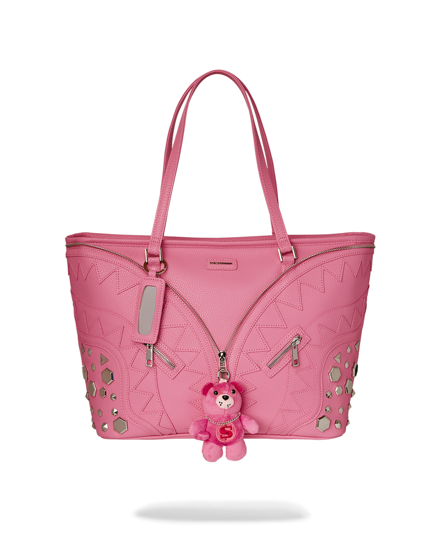 ZIPPER PINK PUNK TOTE