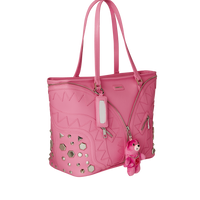 ZIPPER PINK PUNK TOTE