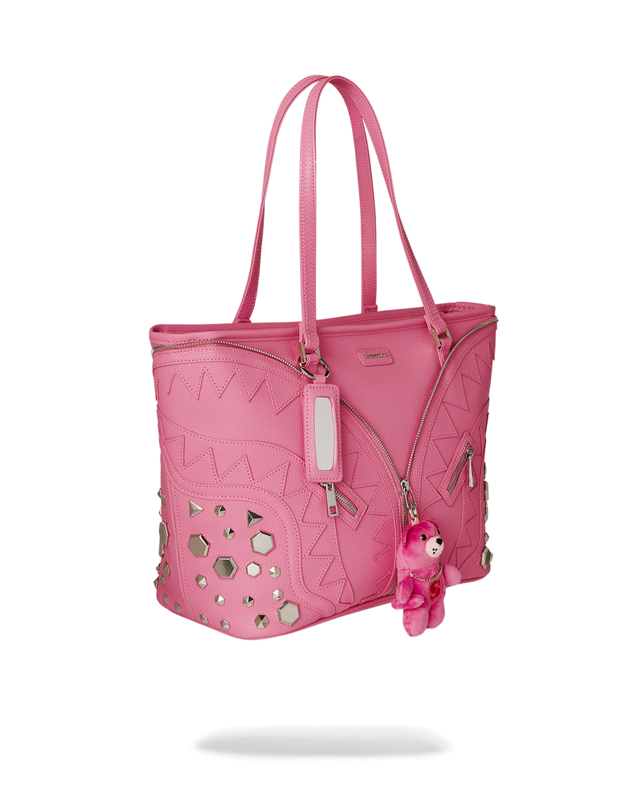 ZIPPER PINK PUNK TOTE