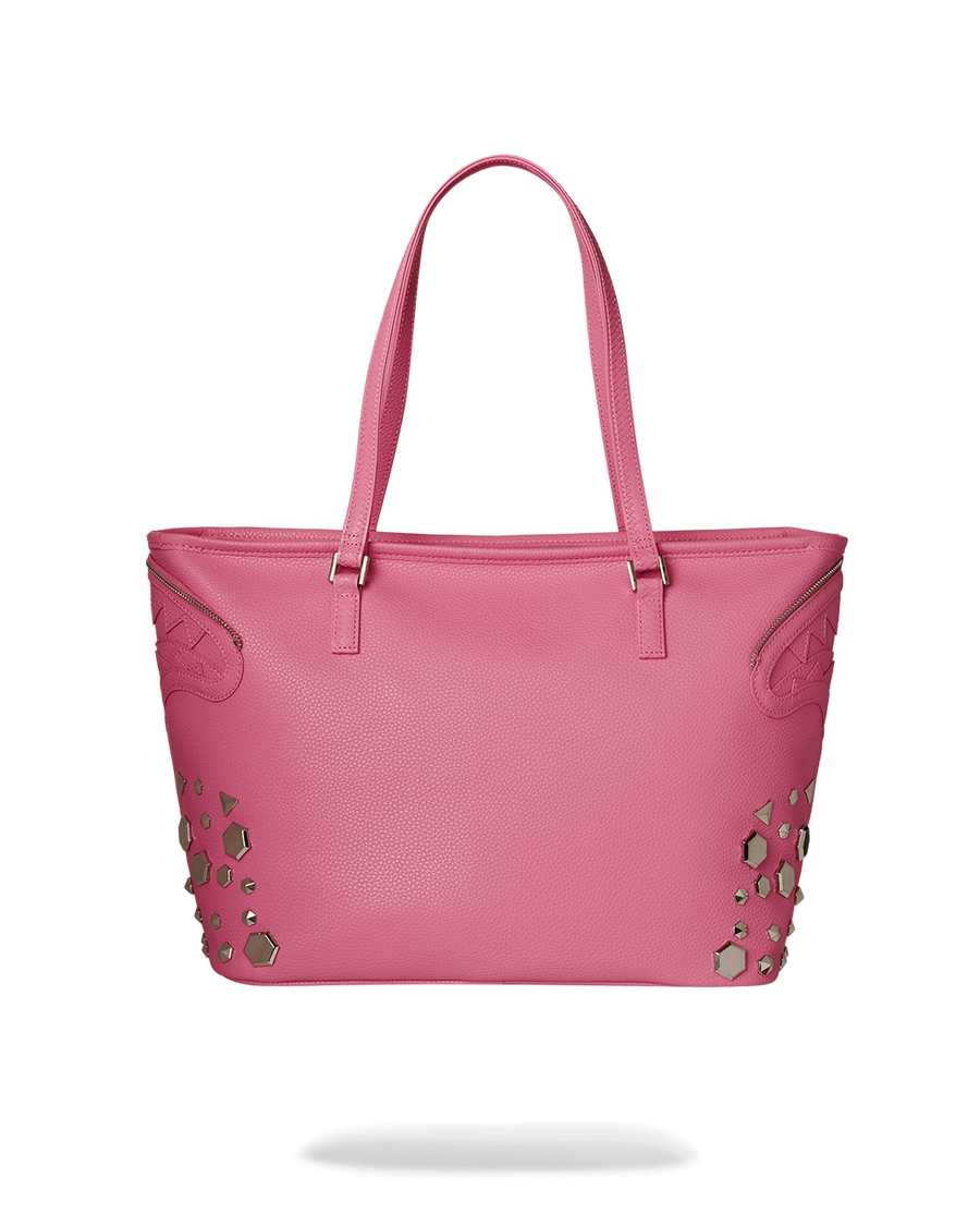 ZIPPER PINK PUNK TOTE