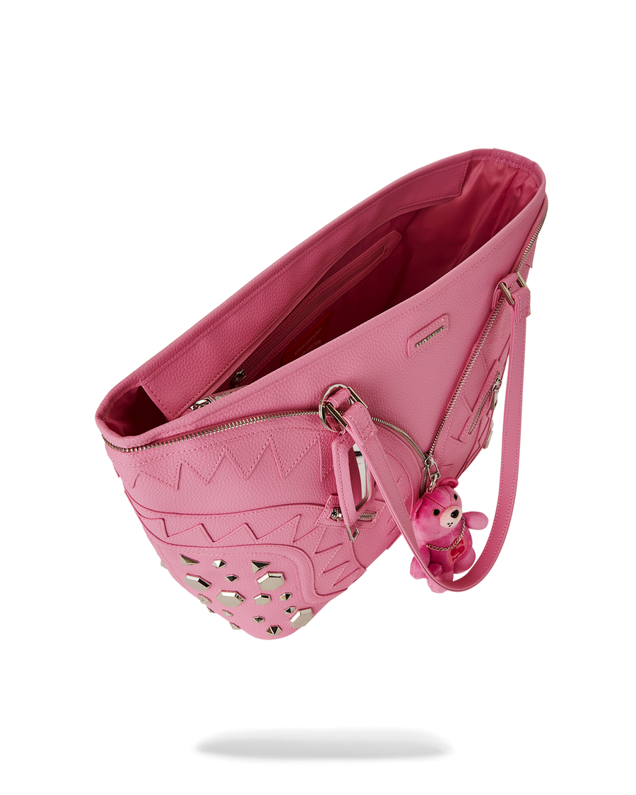 ZIPPER PINK PUNK TOTE