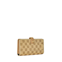 SPRAYGROUND® WALLET 2 TONE GOLD TRINITY SINGLE FOLD WALLET