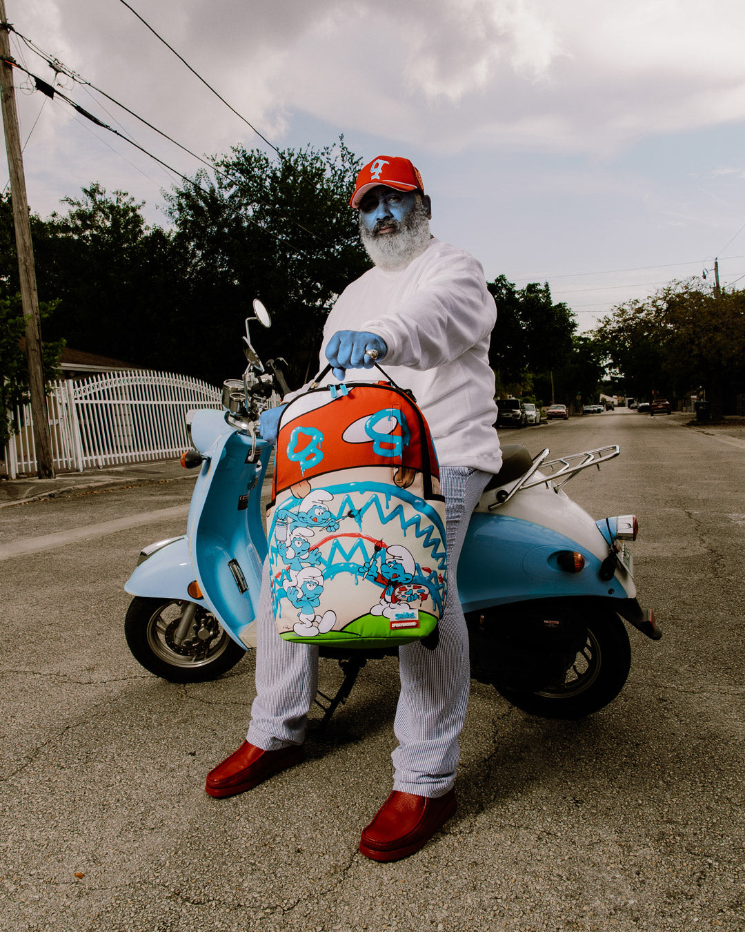 SPRAYGROUND® BACKPACK PAINTING SMURFS DLXR BACKPACK
