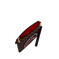 SAWTOOTH SHARKS IN PARIS CROSSOVER CLUTCH