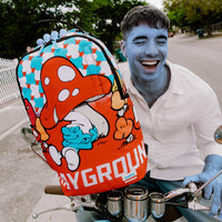 SPRAYGROUND® BACKPACK SMURF CHILLING SPRAYGROUND DLXR BACKPACK