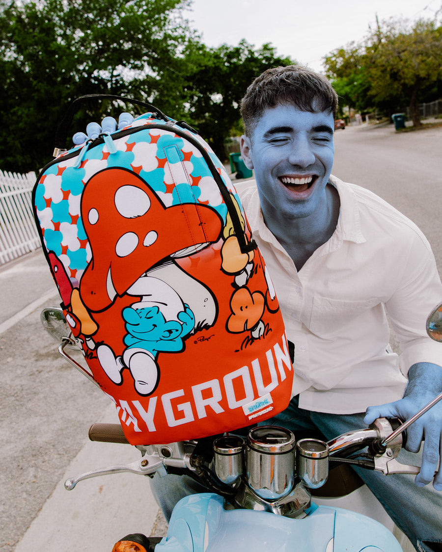 SPRAYGROUND® BACKPACK SMURF CHILLING SPRAYGROUND DLXR BACKPACK