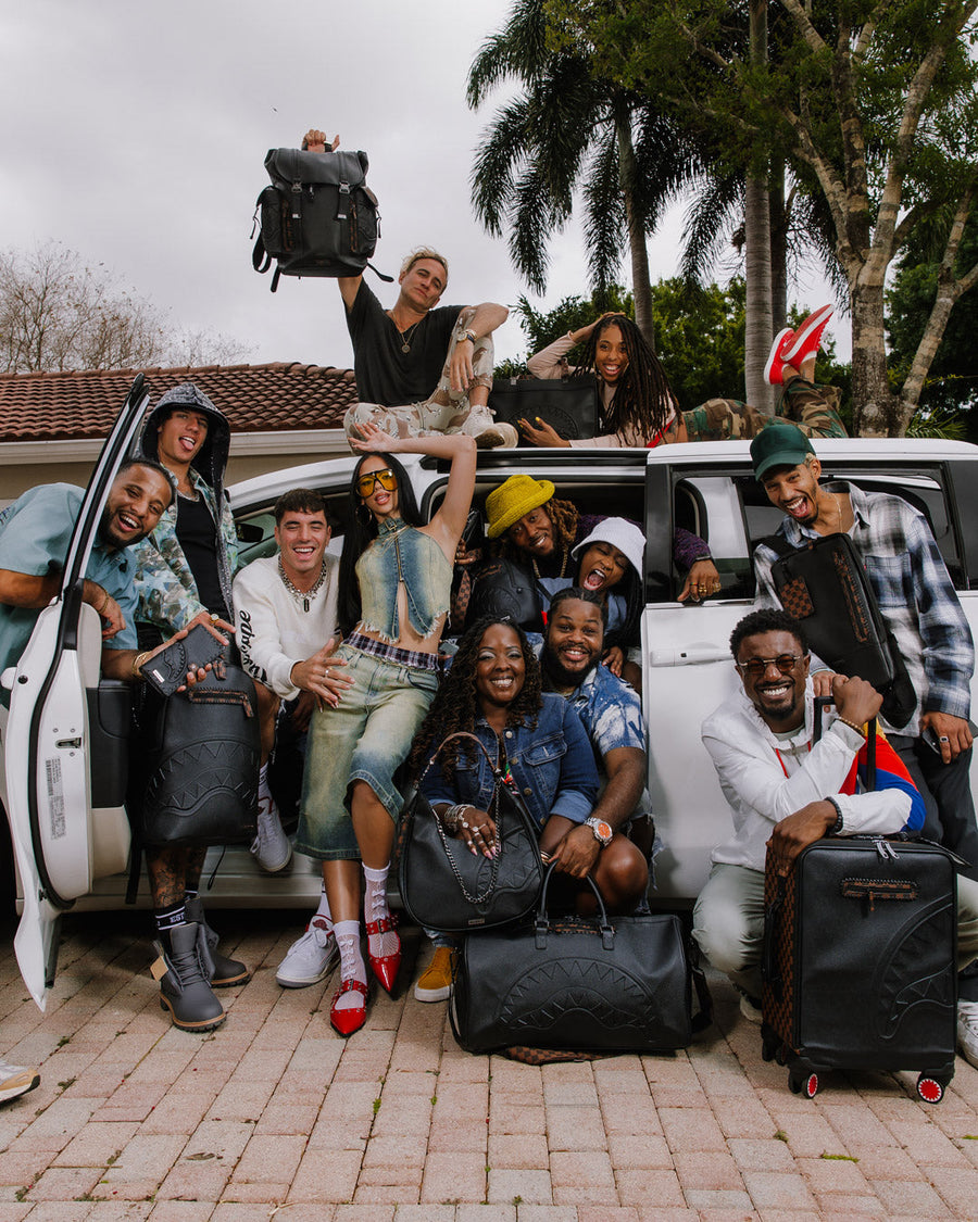 SPRAYGROUND® HANDBAG CHECKPOINT ROYALE VICE SHOULDER BAG