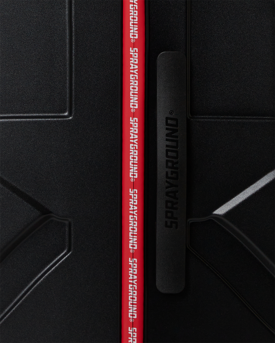 SPRAYGROUND® LUGGAGE PRINTED ZIPPER SHARK FULL-SIZE LUGGAGE