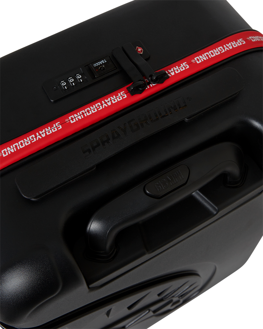 SPRAYGROUND® LUGGAGE PRINTED ZIPPER SHARK CARRY-ON LUGGAGE