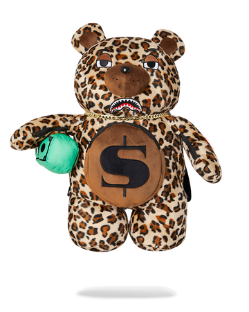 LEOPARD MONEY BEAR BACKPACK