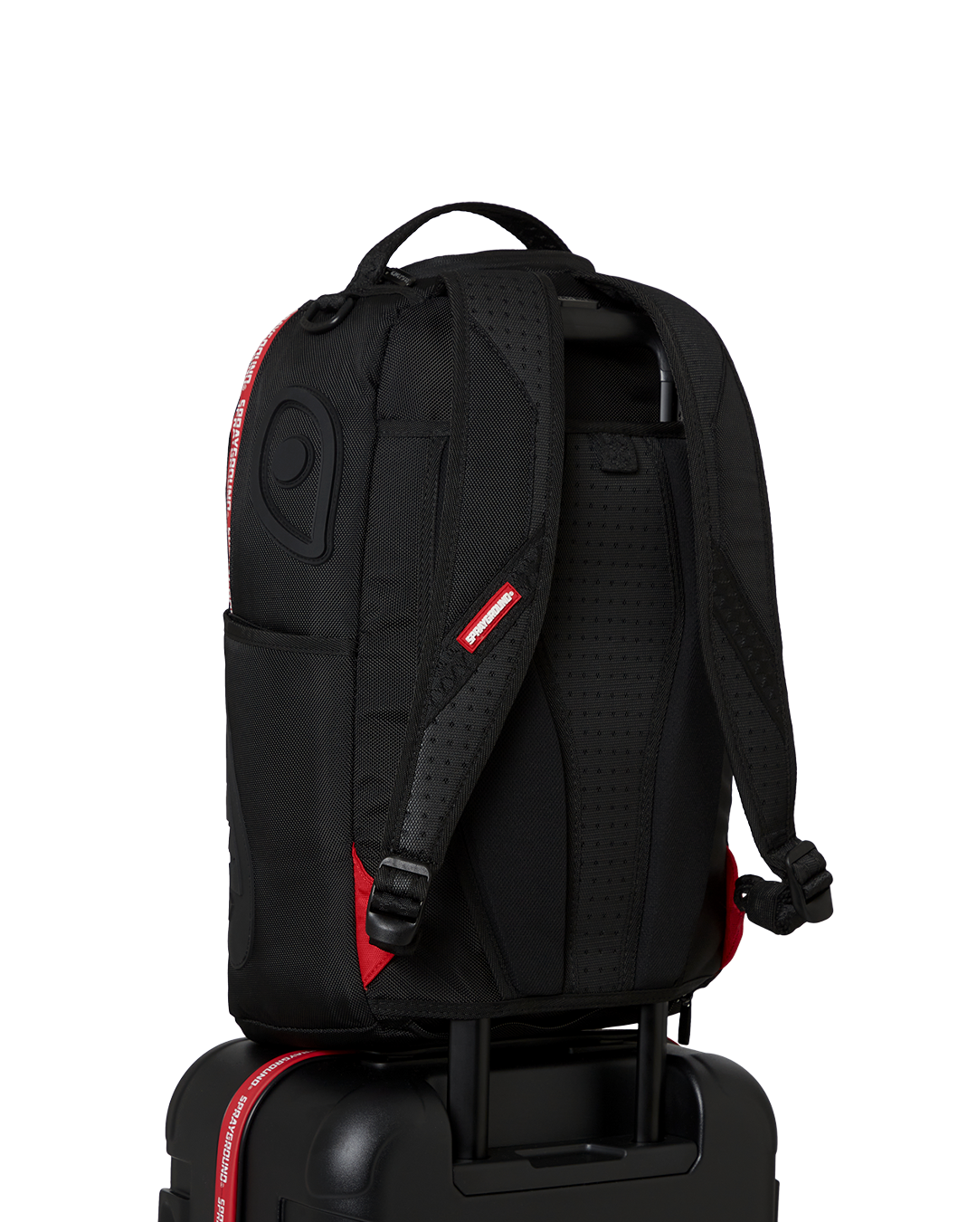 SPRAYGROUND® LUGGAGE PRINTED ZIPPER SHARK CARRY-ON LUGGAGE