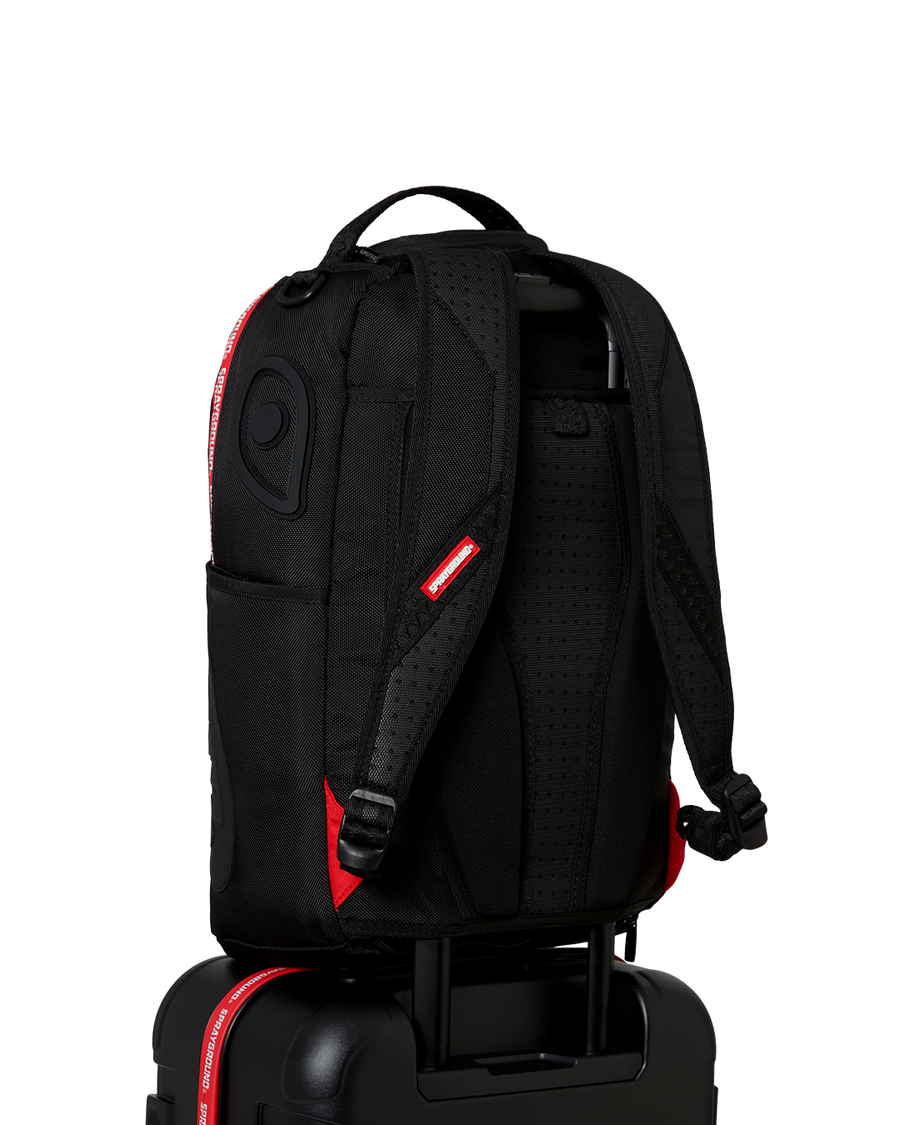 SPRAYGROUND® LUGGAGE PRINTED ZIPPER SHARK CARRY-ON LUGGAGE