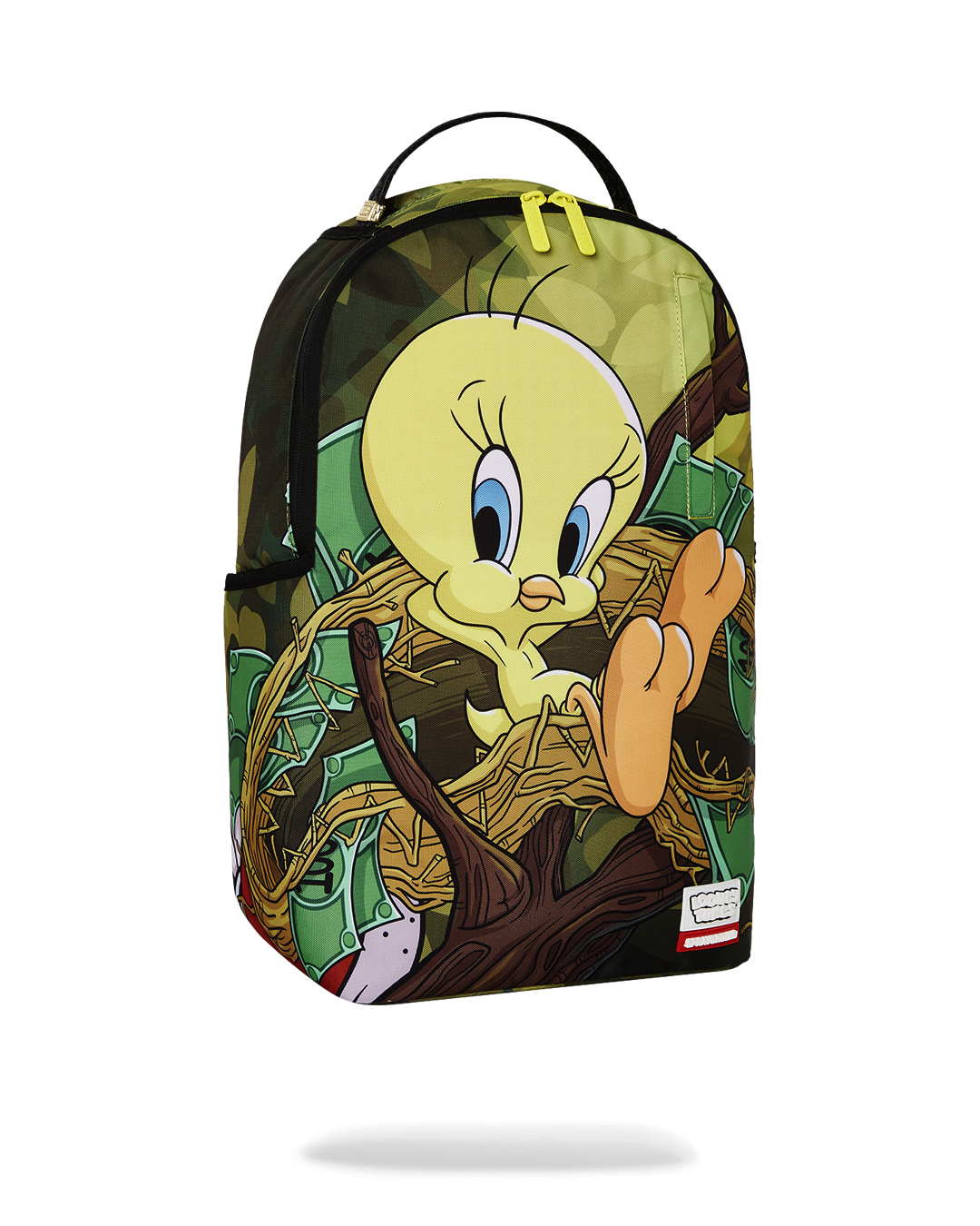 SPRAYGROUND® BACKPACK LOONEY TUNES TWEETY MONEY NEST SHARK DLXR BACKPACK