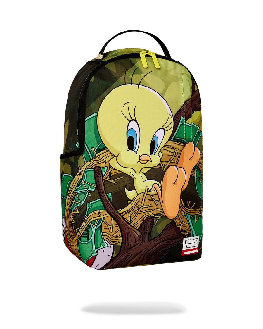 SPRAYGROUND® BACKPACK LOONEY TUNES TWEETY MONEY NEST SHARK DLXR BACKPACK