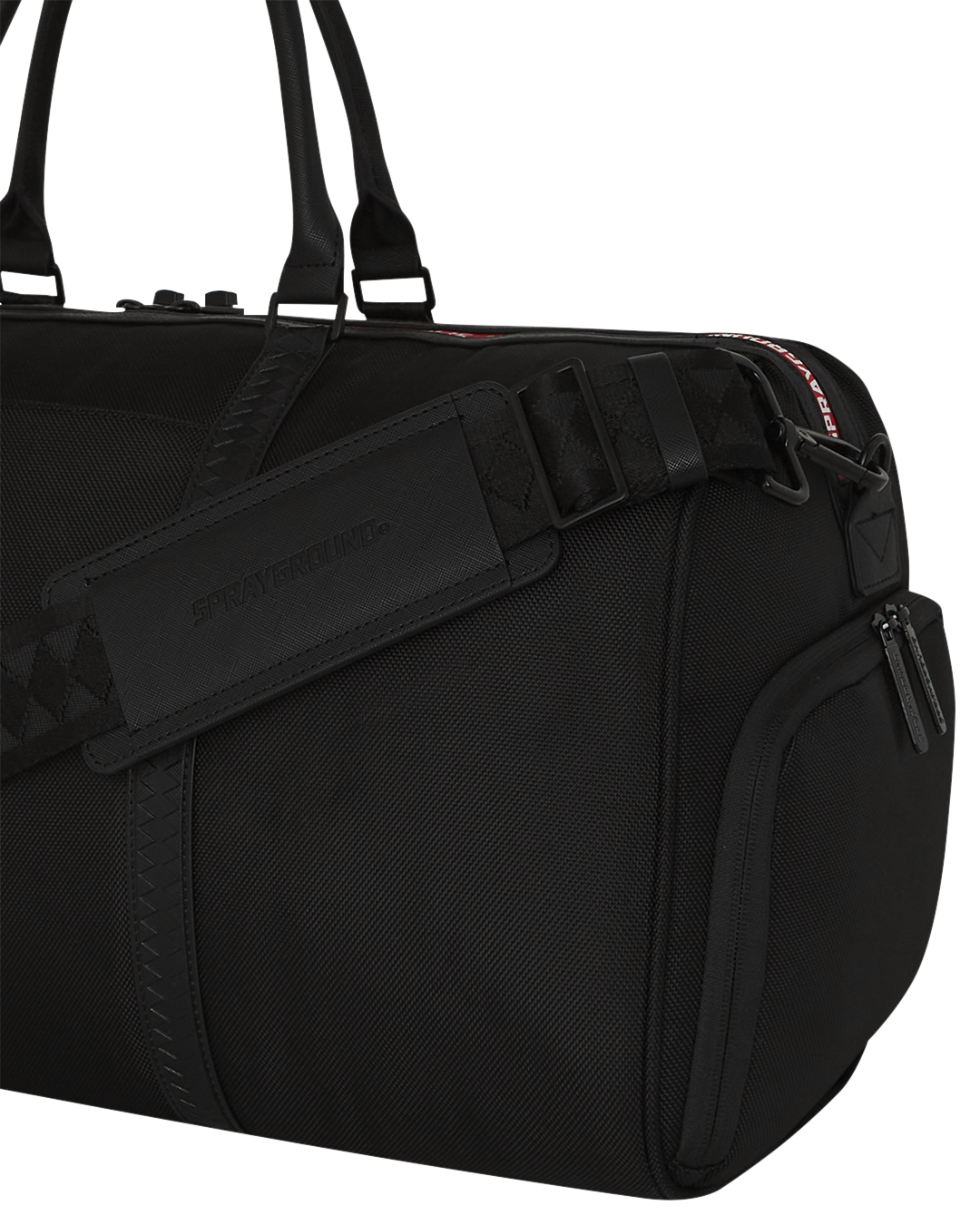 SPRAYGROUND® DUFFLE PRINTED ZIPPER SHARK DUFFLE