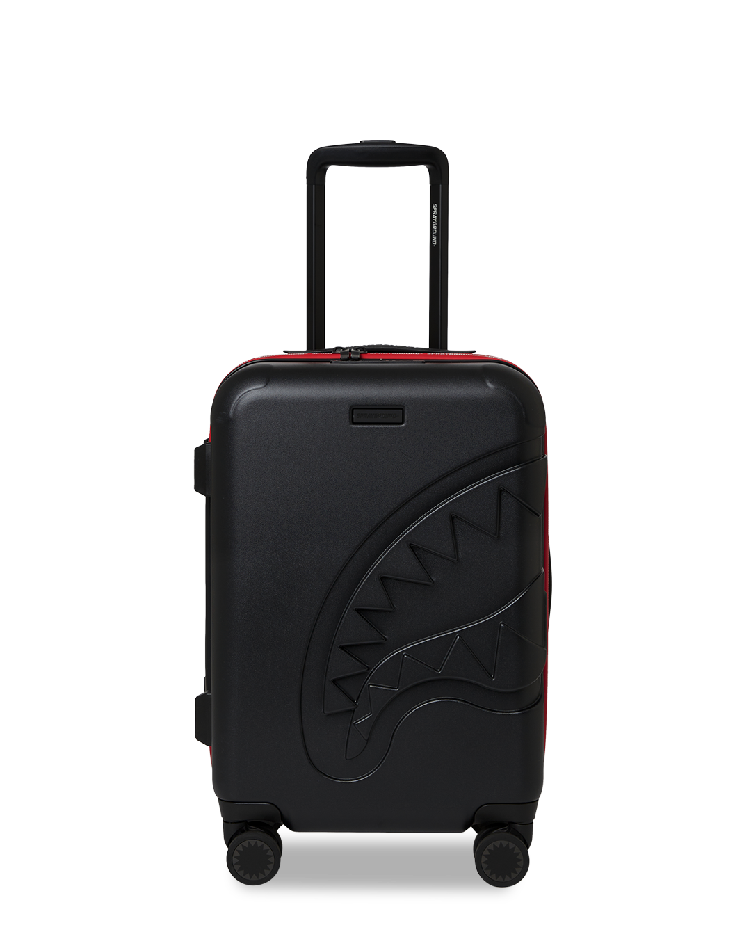 SPRAYGROUND® LUGGAGE PRINTED ZIPPER SHARK CARRY-ON LUGGAGE