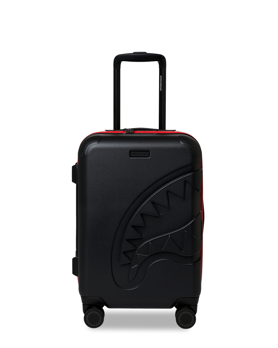 SPRAYGROUND® LUGGAGE PRINTED ZIPPER SHARK CARRY-ON LUGGAGE
