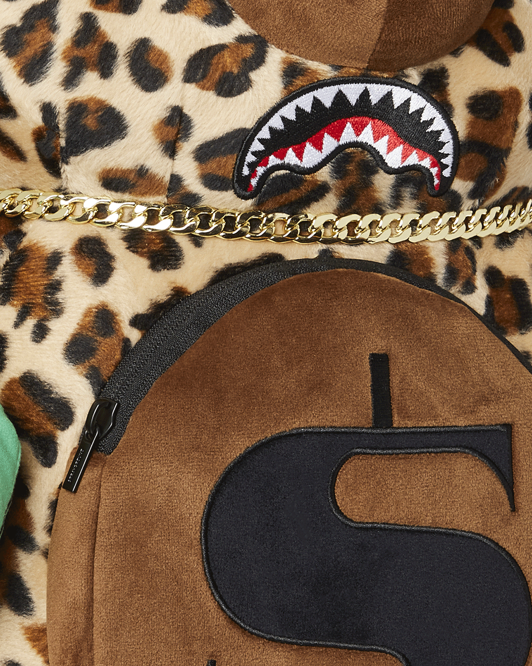 LEOPARD MONEY BEAR BACKPACK
