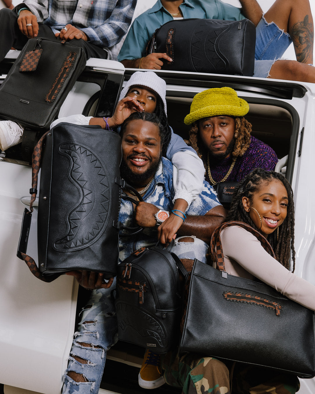 SPRAYGROUND® TOTE CHECKPOINT ROYALE TORTUGA TOTE